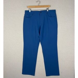 FootJoy 5 Pocket Pant Mens 38x32 Golf Trousers Twilight Blue Tech Performance